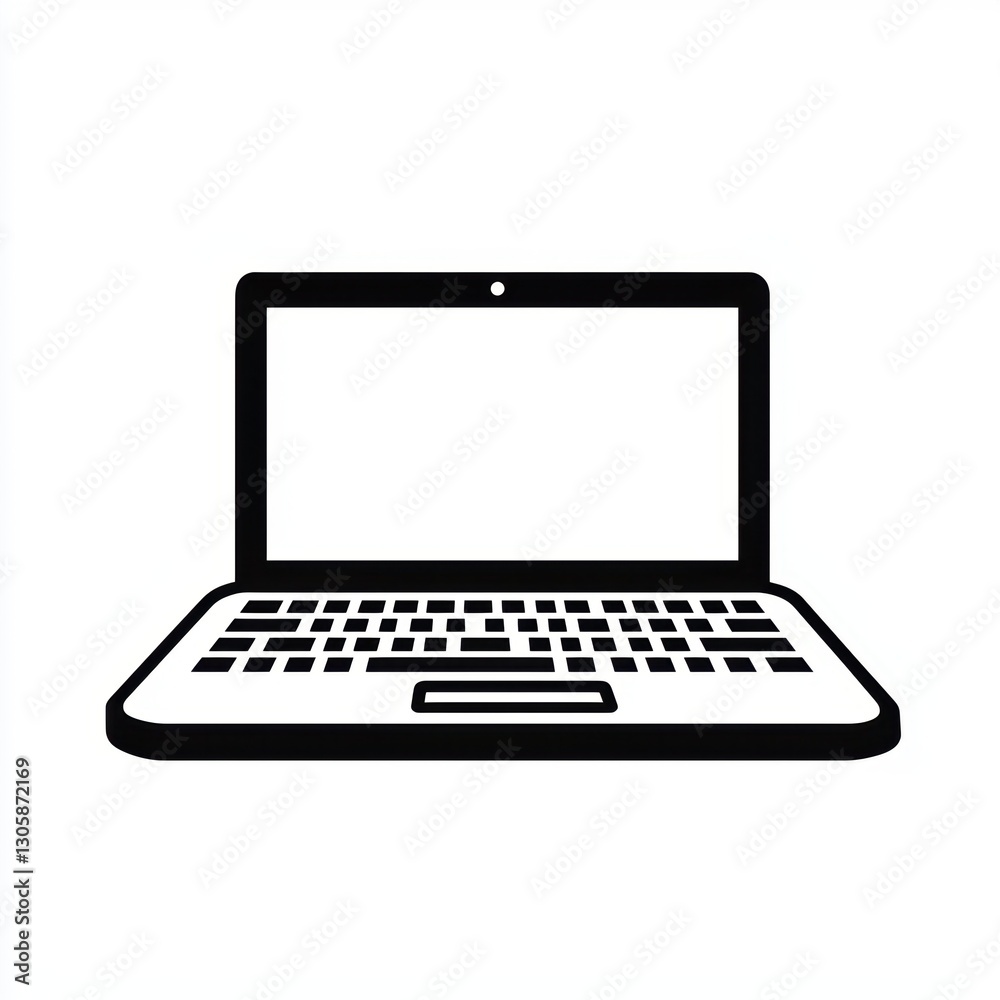 High tech icon. Computer. High tech icon. Computer.
