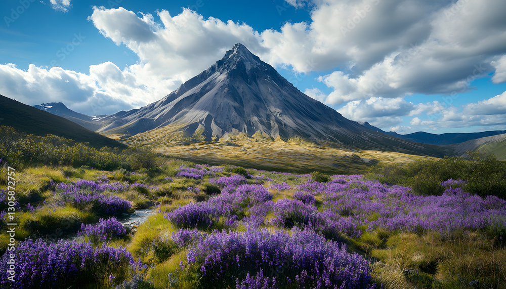 Naklejka premium Explore the wild beauty of majestic nature