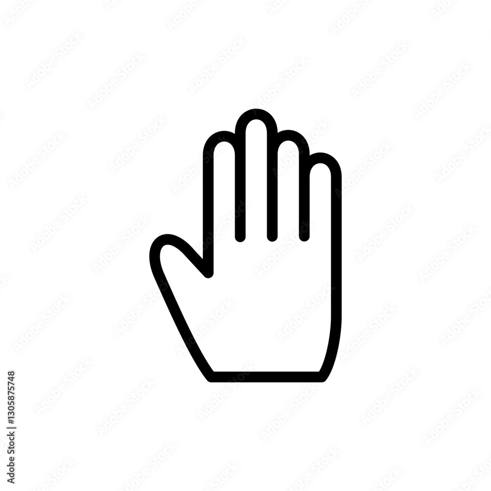 Hand icon vector illustration. hand sign and symbol. hand gesture Hand icon vector illustration. hand sign and symbol. hand gesture