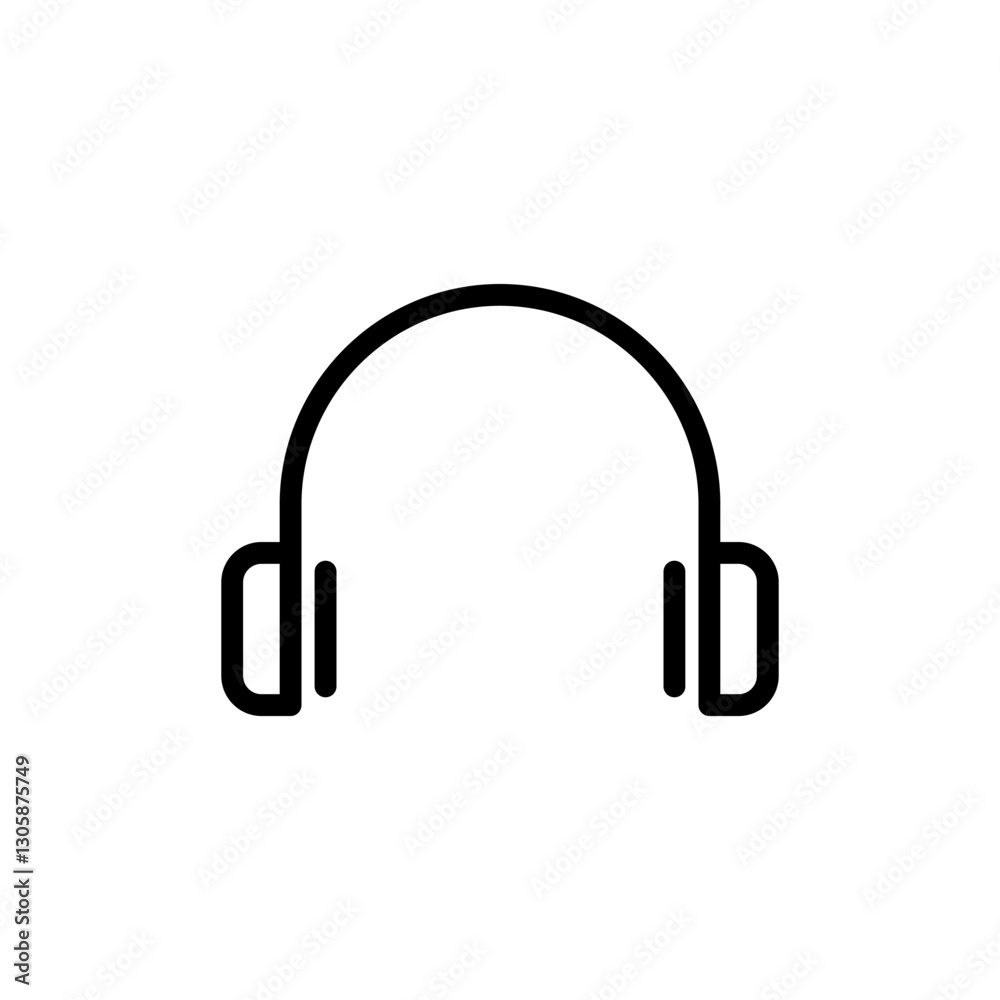 Headphone icon vector illustration. Headphone sign and symbol Headphone icon vector illustration. Headphone sign and symbol