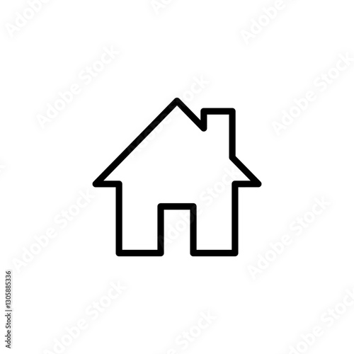 House icon logo design. Home sign and symbol