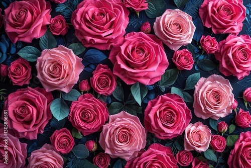 Luxurious Textured Pink Rose Backdrop for Event Displays with Modern Design