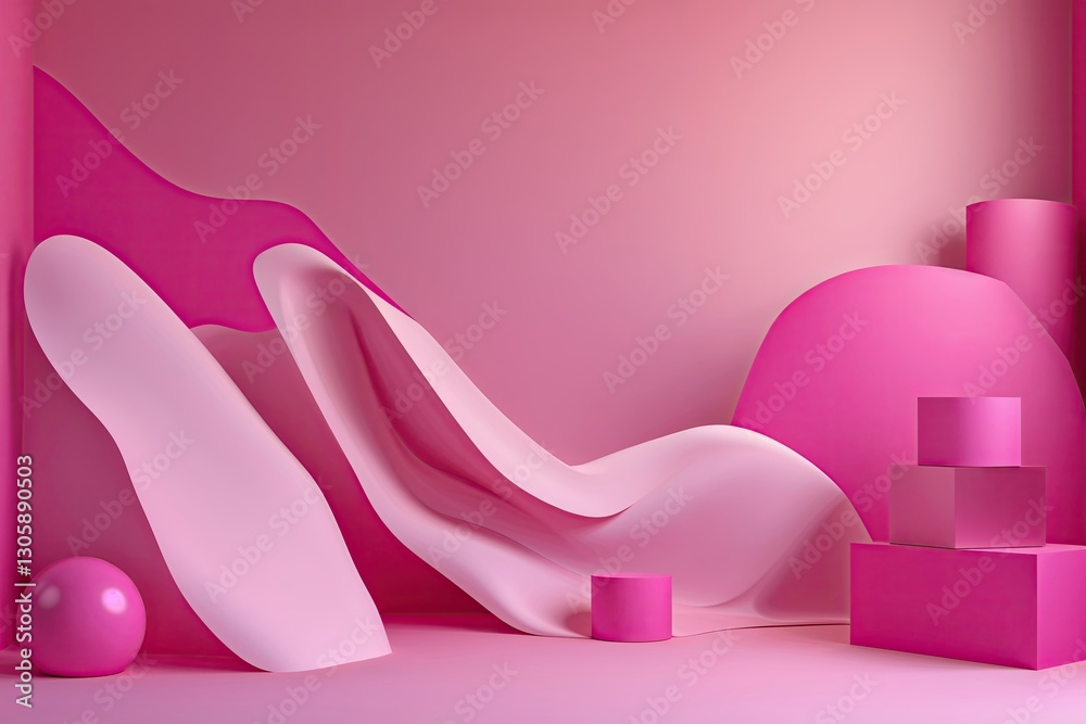 Abstract Pink Gradient Background for Studio Displays and Product Showcases Abstract Pink Gradient Background for Studio Displays and Product Showcases