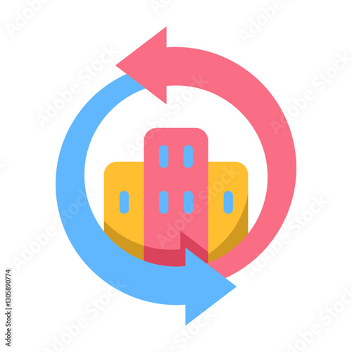 Infrastructure Recovery Icon