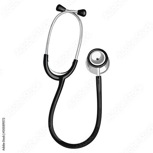 Stethoscope illustration healthcare equipment vector