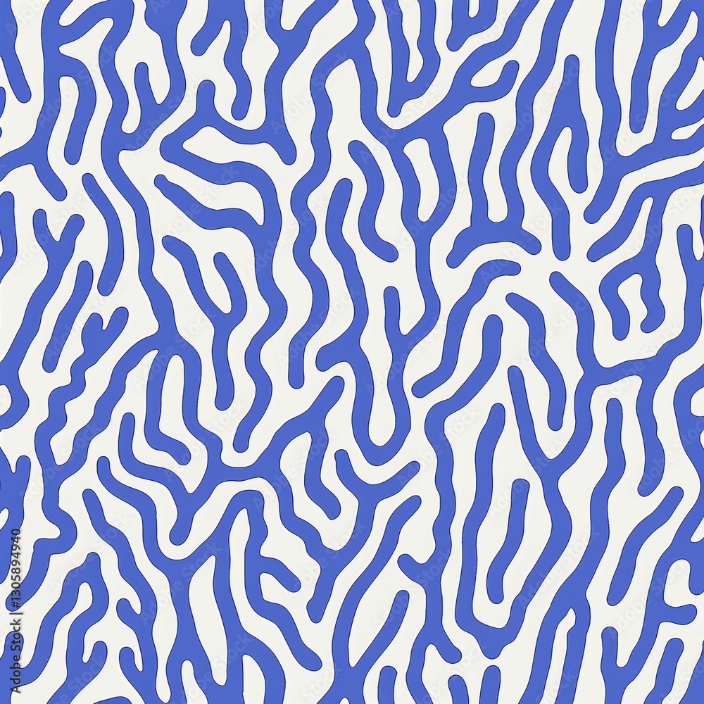 Abstract blue and white wavy pattern design Abstract blue and white wavy pattern design