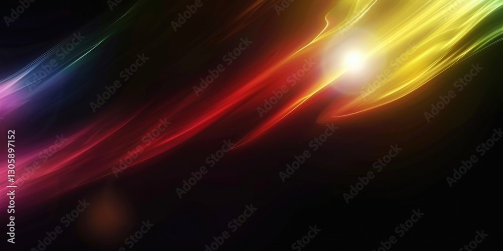 Vibrant abstract light trails in motion Vibrant abstract light trails in motion