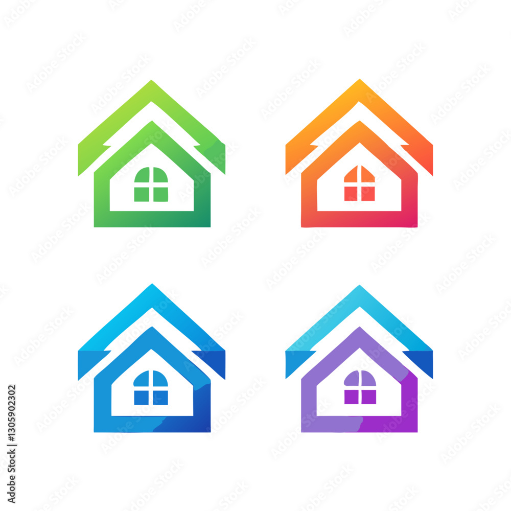 Home button icons set. Home page icon. Simple house symbols. Building icon. Vector illustration.
House icons set. Isolated outline house pictogram. Transparent estate symbol. Home sign in black. Real 