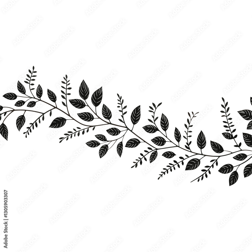 Leaf Border Clipart illustration graphics pattern vector Leaf Border Clipart illustration graphics pattern vector