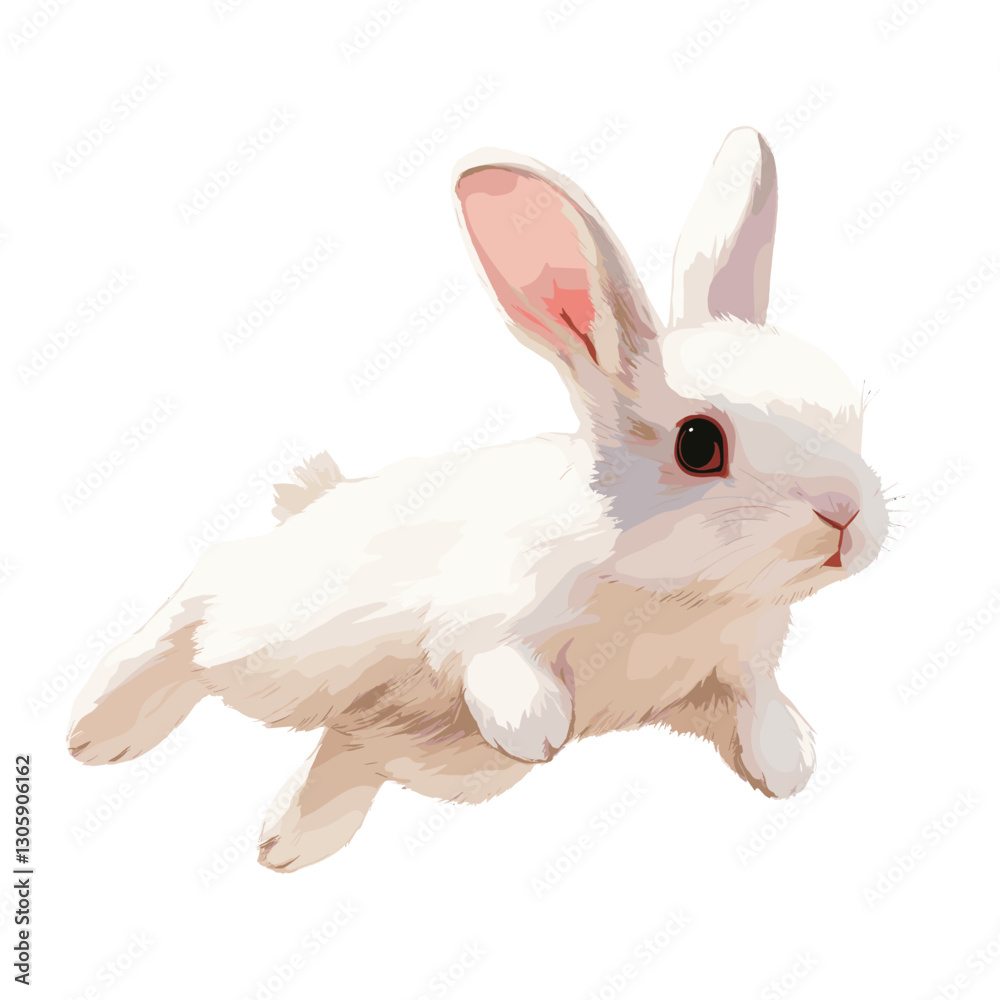 Obraz premium Rabbit rabbit illustration animal vector