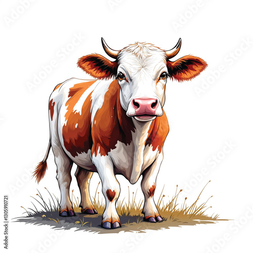 cow in a field