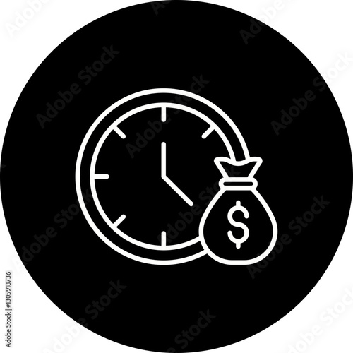 Time Is Money Icon