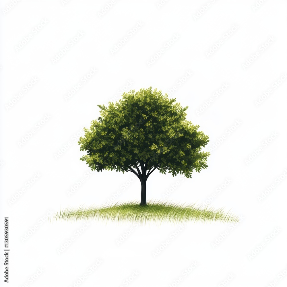 Green tree in Spring