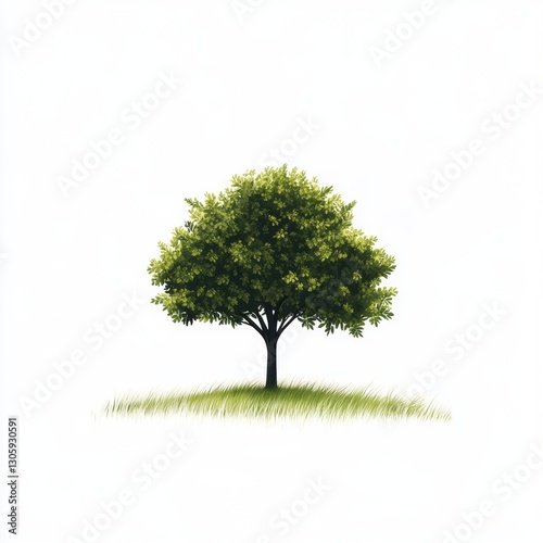 Obraz na płótnie Green tree in Spring w salonie