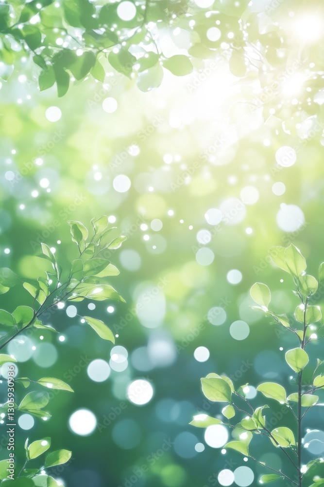 Fresh green theme featuring tree leaf Spring background. Fresh green theme featuring tree leaf Spring background.