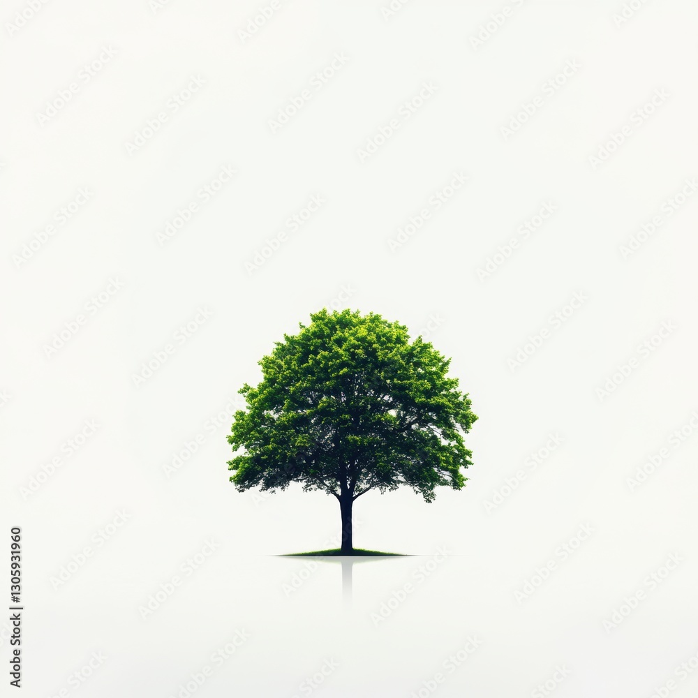 Green tree in Spring