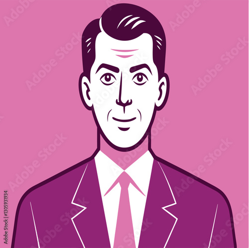 elegant businessman avatar character vector illustration design, CFO (Chief Financial Officer)