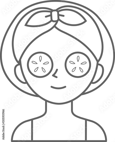 여자얼굴 피부관리 뷰티 케어