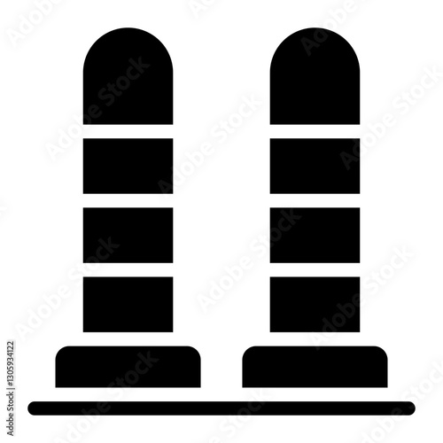 bollard glyph icon
