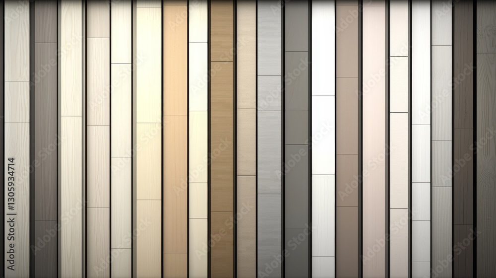 Fototapeta premium Wood Panel Collection - Modern Architectural Design