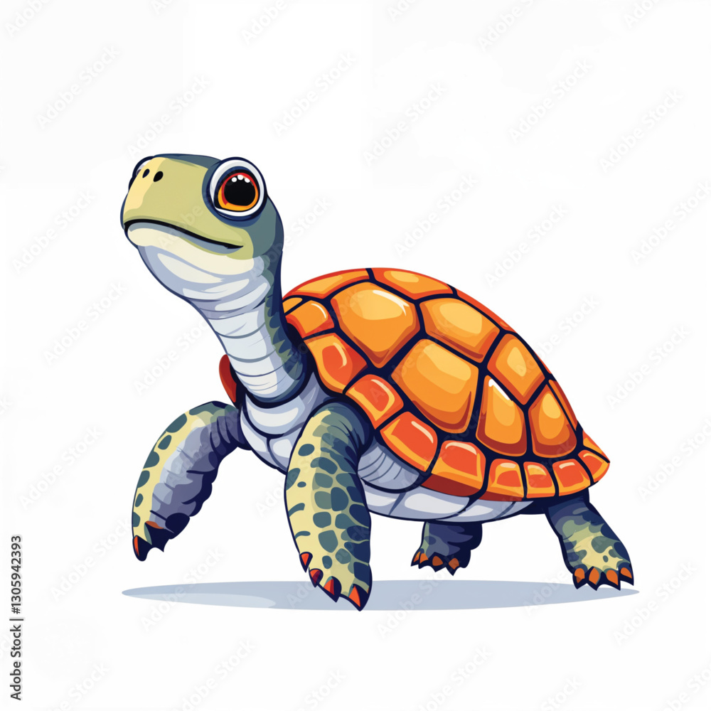 Obraz premium sea turtle vector illustration