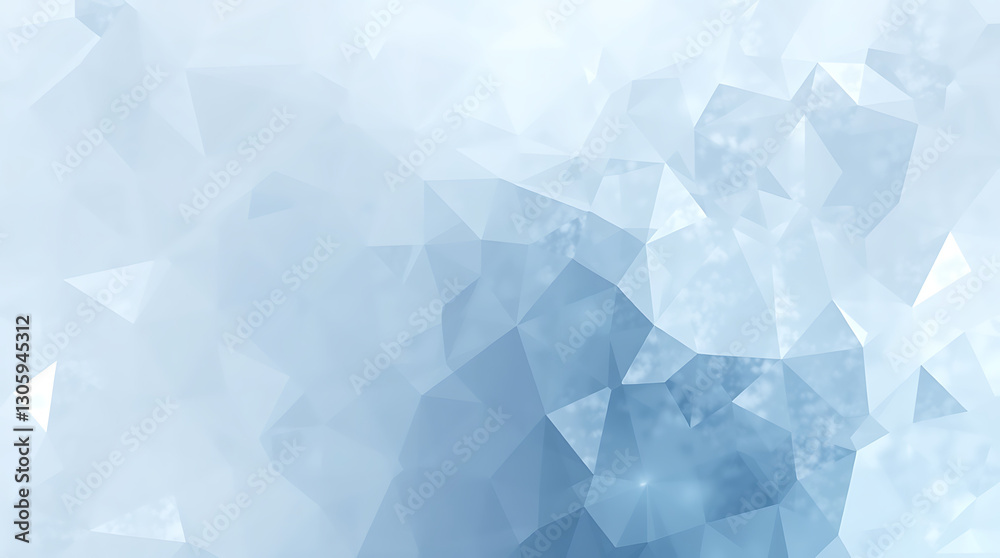 abstract crystal background with wide panoramic polygonal, created by generative ai abstract crystal background with wide panoramic polygonal, created by generative ai