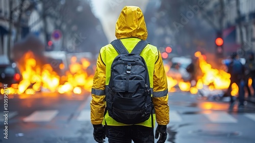 Scenes of Unrest and Chaos