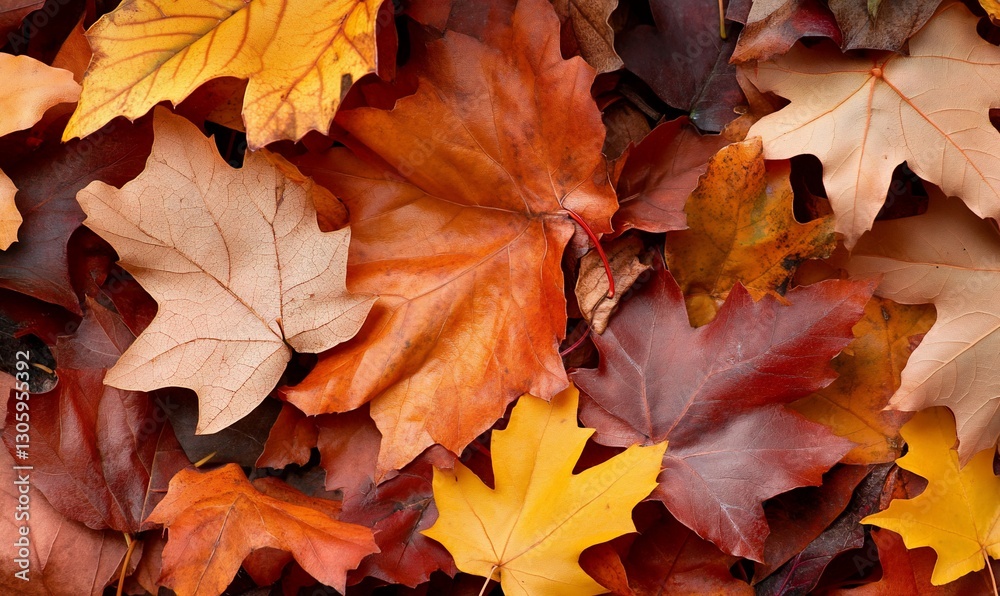 Autumn leaves carpet, ground cover, fall colors, nature, vibrant hues, close-up, design element Autumn leaves carpet, ground cover, fall colors, nature, vibrant hues, close-up, design element