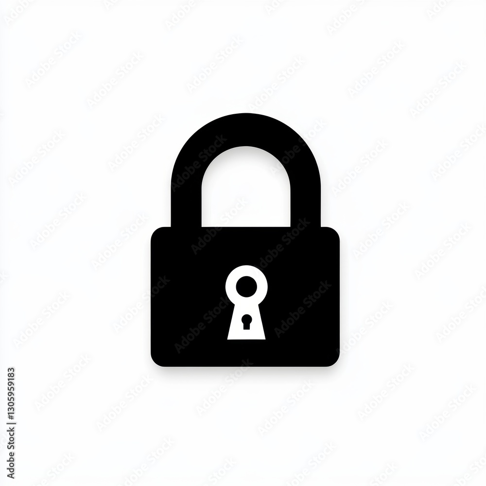 Icon of lock. Security. Confidential. Protection. Icon of lock. Security. Confidential. Protection.