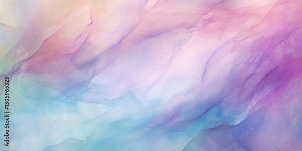 Fototapeta premium Pastel Pink Purple Blue Abstract Background Soft Flowing Texture