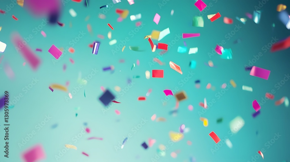 Vibrant Colorful Confetti Celebration Background Vibrant Colorful Confetti Celebration Background