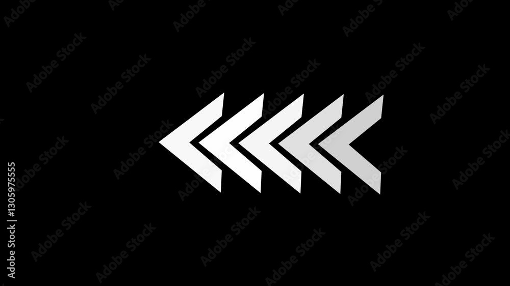 arrow loading bar animation. New digital arrow loading animation on black background. arrow loading bar animation. New digital arrow loading animation on black background.