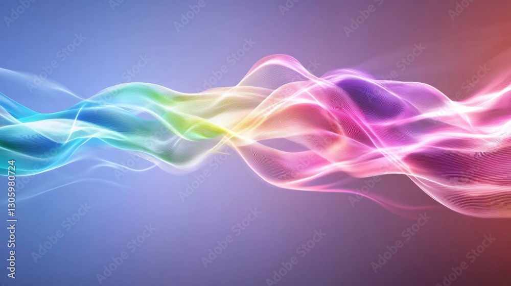 Abstract colorful wave design on gradient background Abstract colorful wave design on gradient background