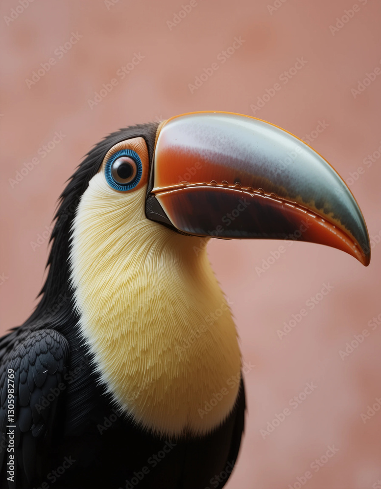 Fototapeta premium Vibrant Beauty: The Bold Colors and Charisma of Toucans