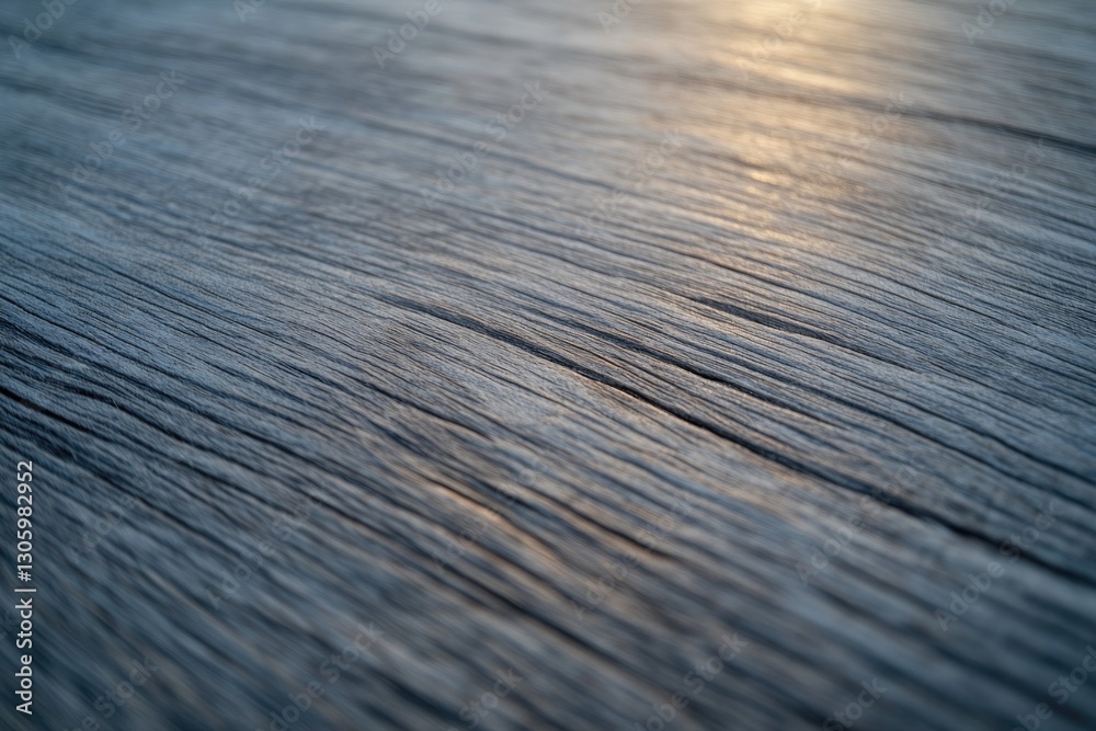 Fototapeta premium close-up shot capturing intricate textures of aging farmhouse wood accompanied by glimpses of golden sunrise allowing