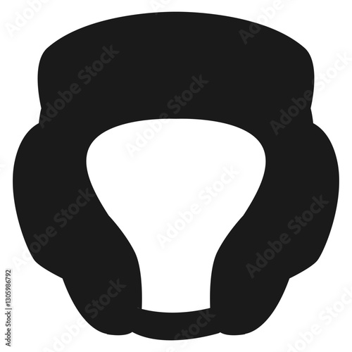 Boxer headgear silhouette
