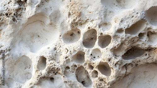 stone texture with warm natural holes and porous details 