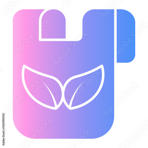 reusable bags Gradient icon