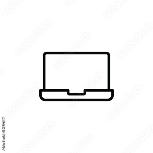 Laptop icon. notebook icon vector