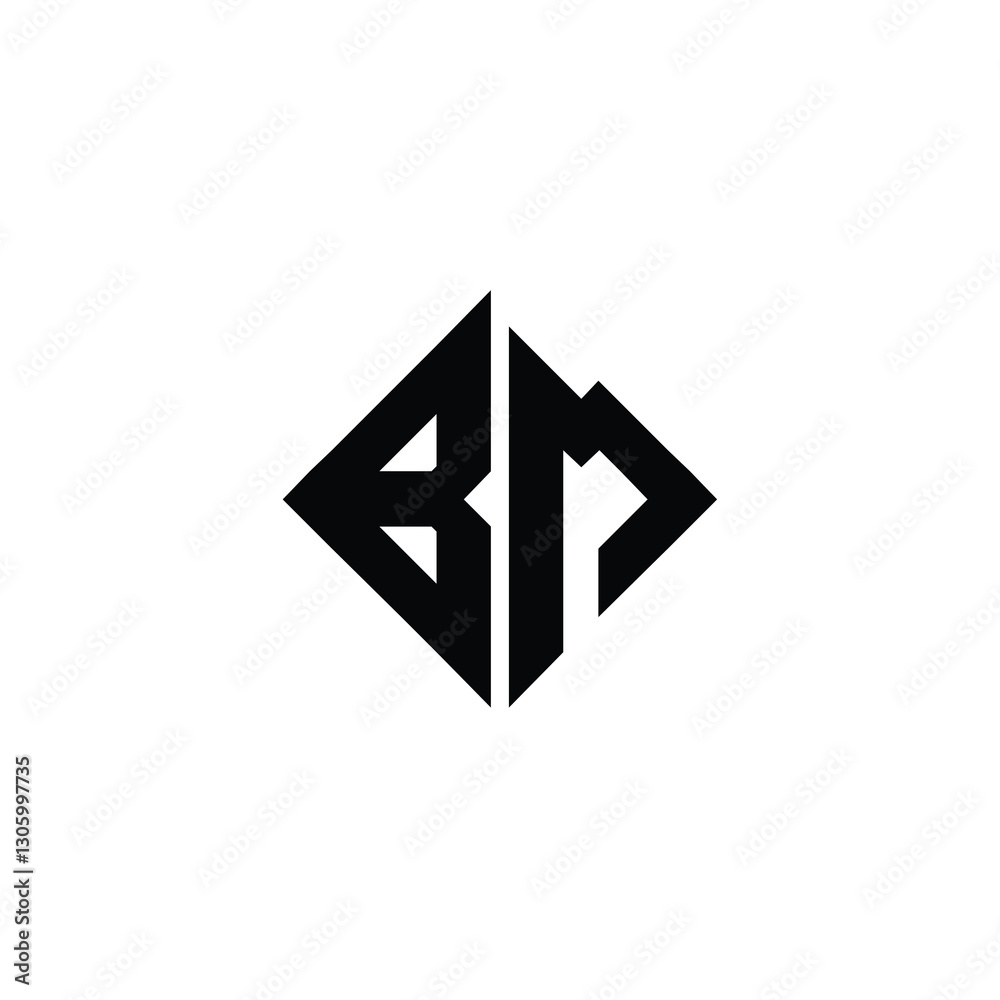 BM monogram logo design letter text name symbol monochrome logotype alphabet character simple logo BM monogram logo design letter text name symbol monochrome logotype alphabet character simple logo