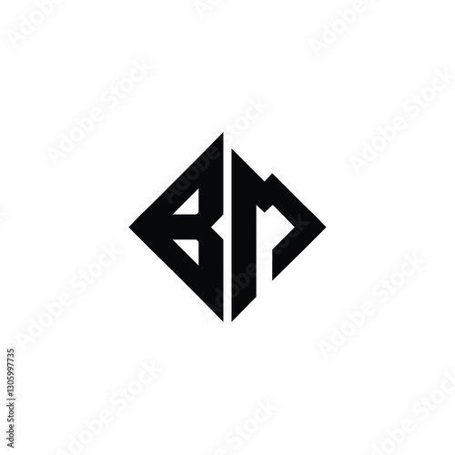 BM monogram logo design letter text name symbol monochrome logotype alphabet character simple logo Free Download BM monogram logo design letter text name symbol monochrome logotype alphabet character simple logo - GFXLoad
