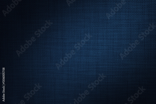 Black Fabric Texture Background（青黒い布生地のテクスチャ背景）	