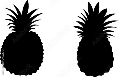 pineapple icon on white background