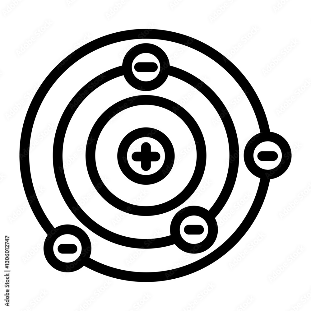 proton Line Icon proton Line Icon
