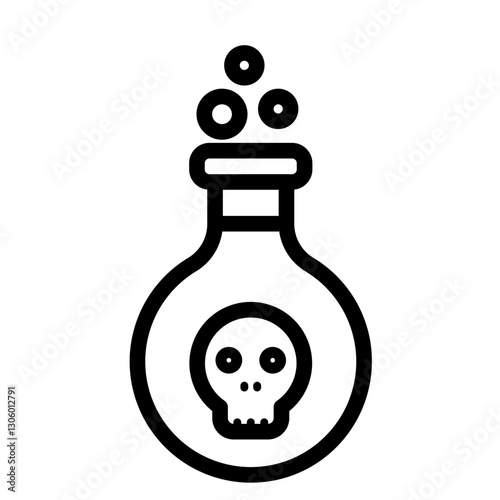 toxic Line Icon