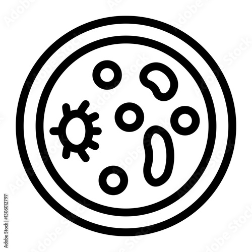 bacteria Line Icon