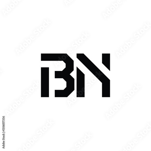 Free Download BN monogram logo design letter text name symbol monochrome logotype alphabet character simple logo - GFXLoad