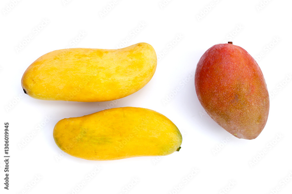 mango on white background. mango on white background.