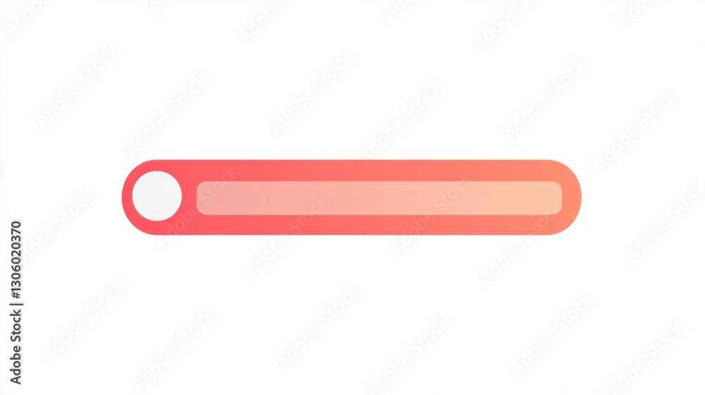 Gradient Rectangle with Circle on White Background Gradient Rectangle with Circle on White Background