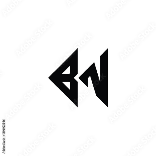 BN monogram logo design letter text name symbol monochrome logotype alphabet character simple logo Free Download BN monogram logo design letter text name symbol monochrome logotype alphabet character simple logo - GFXLoad